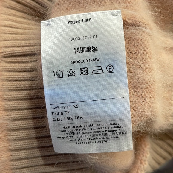 NEW Red Valentino Red Ladies Wool Blend Crewneck Sweater XS - Picture 8 of 11